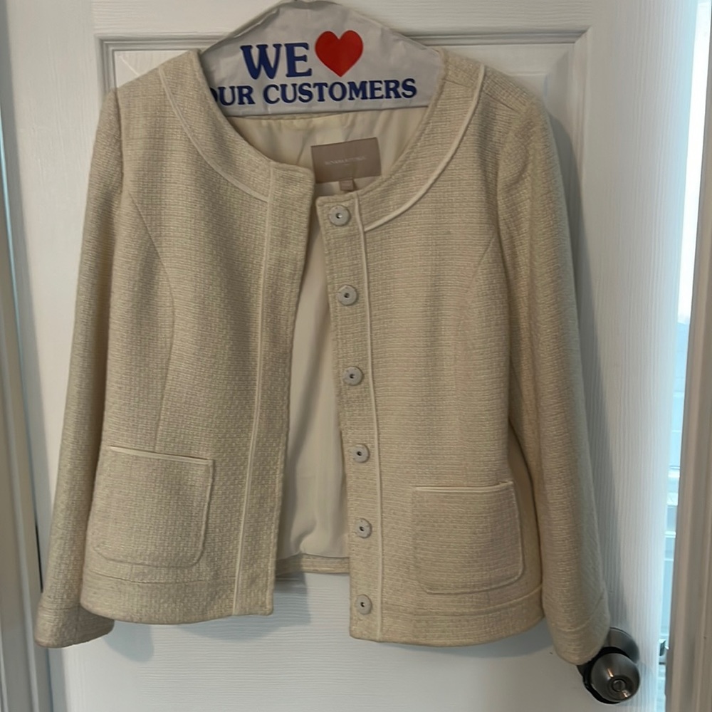 Banana Republic Winter white Jacket